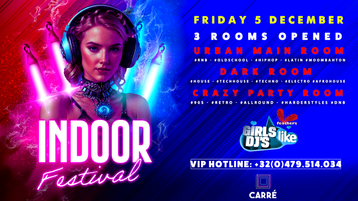 Girls Like Djs at Carré Fri. 5 dec. Girls Like Djs at Carré Fri. 5 dec.