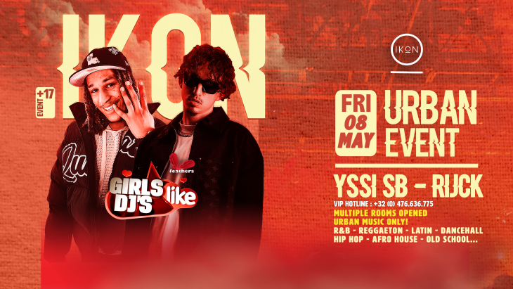 Yssi SB & Rijck at IKON Friday 8 may 2026 Yssi SB & Rijck at IKON Friday 8 may 2026