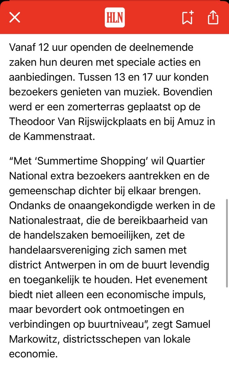 Feathers Events doet ganse productie en voorziet muziek voor Quartier Summertime Shopping